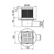 Душевой трап Alcaplast APV31