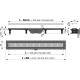 Душевой трап Alcaplast Simple APZ10-850M