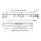 Душевой трап Alcaplast Simple APZ8-850M