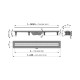 Душевой трап Alcaplast Simple APZ9-750M