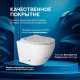 Комплект инсталляции Weltwasser Marberg 410 с кнопкой 410 SE и подвесным унитазом Amore di Mare Delio P203