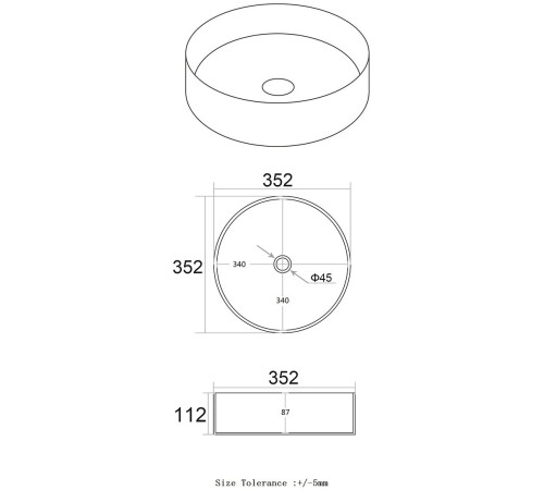 Умывальник Amore di Mare Bella 35403-RD Умывальник Amore di Mare Bella 35403-RD