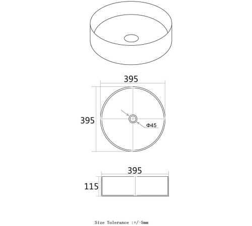 Умывальник Amore di Mare Bella 39404-RD Умывальник Amore di Mare Bella 39404-RD