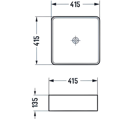 Умывальник Amore di Mare Vivaro 41310-SE