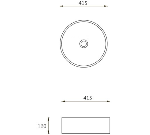 Умывальник Amore di Mare Ustica 41602-RD
