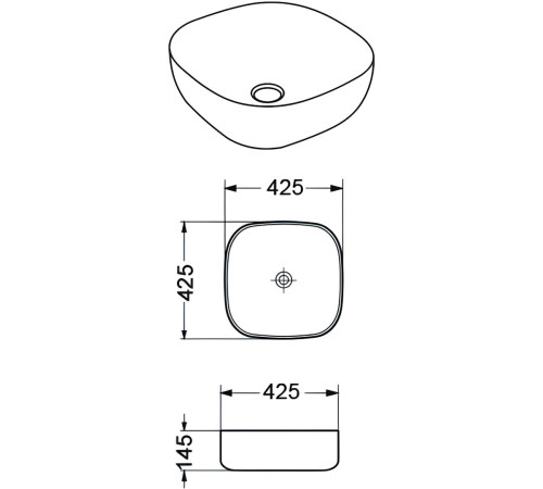 Умывальник Amore di Mare Vivaro 42306-SE