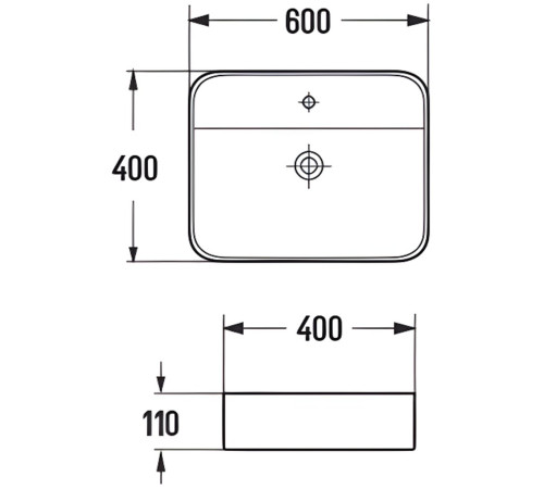 Умывальник Amore di Mare Bella 60410-RR Умывальник Amore di Mare Bella 60410-RR