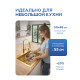 Кухонная мойка Amore di Mare Favo Pelle Gold FP5048-G1 с сифоном и дозатором   500х480х220  золото