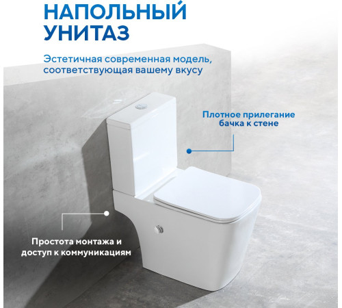 Напольный унитаз Amore di Mare Tronto Bidet N900-X с функцией биде Напольный унитаз Amore di Mare Tronto Bidet N900-X с функцией биде