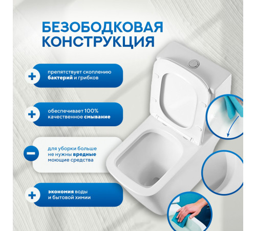 Напольный унитаз Amore di Mare Tronto Bidet N900-X с функцией биде Напольный унитаз Amore di Mare Tronto Bidet N900-X с функцией биде