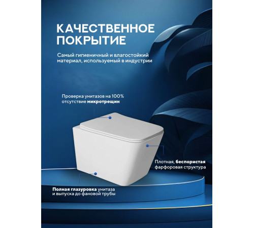 Подвесной унитаз Amore di Mare Tassaro Tornado P202-T  Подвесной унитаз Amore di Mare Tassaro Tornado P202-T