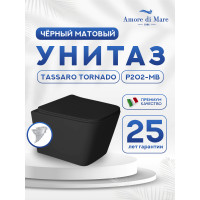 Подвесной унитаз Amore di Mare Tassaro Tornado P202MB-T