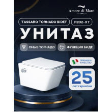 Подвесной унитаз Amore di Mare Tassaro Tornado Bidet P202X-T