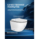 Комплект инсталляции Weltwasser Marberg 507 с кнопкой 507 RD  и подвесным унитазом Amore di Mare Delio P203 Black Line