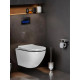 Комплект инсталляции Weltwasser Marberg 507 с кнопкой 507 RD  и подвесным унитазом Amore di Mare Delio P203 Black Line