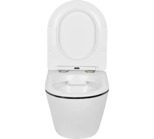 Подвесной унитаз Amore di Mare Delio P203B Black Line  Подвесной унитаз Amore di Mare Delio P203B Black Line