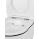 Комплект инсталляции Weltwasser Marberg 507 с кнопкой 507 RD  и подвесным унитазом Amore di Mare Delio P203 Black Line