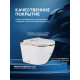 Комплект инсталляции Weltwasser Marberg 507 с кнопкой 507 RD  и подвесным унитазом Amore di Mare Delio P203 Gold Line