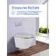 Комплект инсталляции Weltwasser Marberg 507 с кнопкой 507 RD  и подвесным унитазом Amore di Mare Delio P203 Gold Line