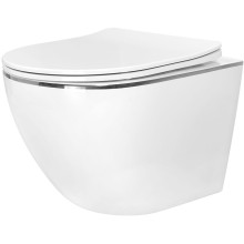 Подвесной унитаз Amore di Mare Delio P203S Silver Line  Подвесной унитаз Amore di Mare Delio P203S Silver Line