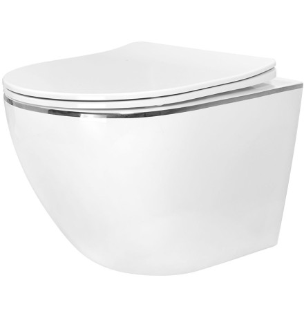 Подвесной унитаз Amore di Mare Delio P203S Silver Line 