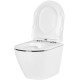 Комплект инсталляции Weltwasser Marberg 507 с кнопкой 507 RD  и подвесным унитазом Amore di Mare Delio P203 Silver Line