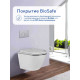 Комплект инсталляции Weltwasser Marberg 507 с кнопкой 507 RD  и подвесным унитазом Amore di Mare Delio P203 Silver Line