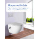 Комплект инсталляции Weltwasser Marberg 507 с кнопкой 507 RD GL-WT и подвесным унитазом Amore di Mare Delio Bidet P203-X 