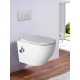 Комплект инсталляции Weltwasser Marberg 507 с кнопкой 507 RD GL-WT и подвесным унитазом Amore di Mare Delio Bidet P203-X 
