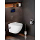 Комплект инсталляции Weltwasser Marberg 507 с кнопкой 507 RD GL-WT и подвесным унитазом Amore di Mare Delio Bidet P203-X 
