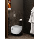 Комплект инсталляции Weltwasser Marberg 507 с кнопкой 507 RD GL-WT и подвесным унитазом Amore di Mare Delio Bidet P203-X 