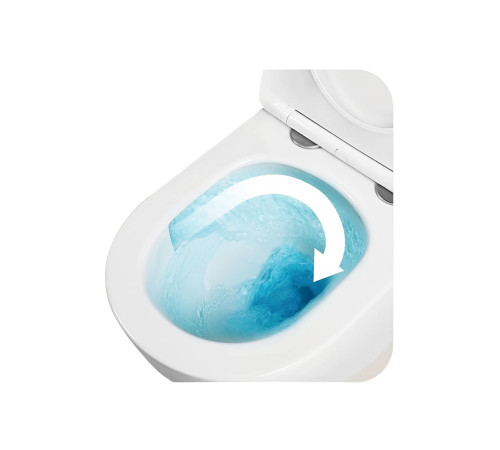 Комплект: инсталляция для унитаза TECEbase kit 9400402 с кнопкой и подвесным унитазом Amore di Mare Delio Tornado P203MW-T