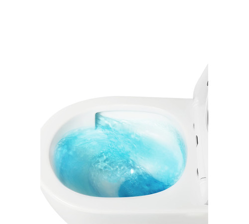 Комплект: инсталляция для унитаза TECEbase kit 9400402 с кнопкой и подвесным унитазом Amore di Mare Delio Tornado P203MW-T