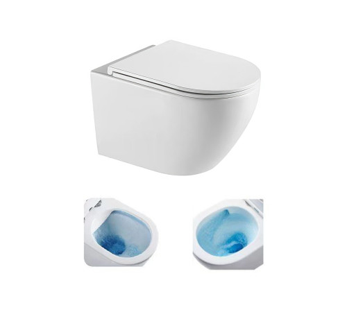 Комплект: инсталляция для унитаза TECEbase kit 9400402 с кнопкой и подвесным унитазом Amore di Mare Lenza Tornado P252-T 