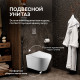 Комплект инсталляции Weltwasser Marberg 410 с кнопкой 410 SE и подвесным унитазом Amore di Mare Elsa Tornado P312-T