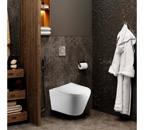 Подвесной унитаз Amore di Mare Elsa Tornado P312-T  Подвесной унитаз Amore di Mare Elsa Tornado P312-T