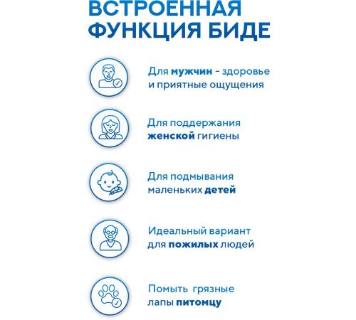 Подвесной унитаз Amore di Mare Temo Bidet P322-X с функцией биде Подвесной унитаз Amore di Mare Temo Bidet P322-X с функцией биде