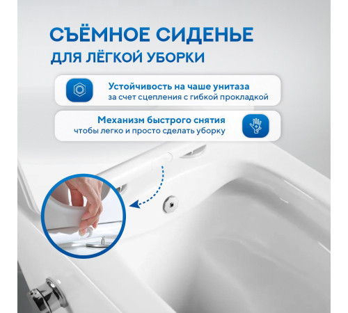 Подвесной унитаз Amore di Mare Temo Bidet P322-X с функцией биде Подвесной унитаз Amore di Mare Temo Bidet P322-X с функцией биде