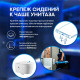 Комплект инсталляции Weltwasser Marberg 410 с кнопкой 410 SE MT-BL и подвесным унитазом Amore di Mare Temo Bidet P322-X