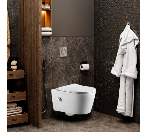 Подвесной унитаз Amore di Mare Temo Bidet P322-X с функцией биде Подвесной унитаз Amore di Mare Temo Bidet P322-X с функцией биде