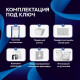 Комплект 6 в 1: инсталляция Amore di Mare QuickFit 50114 с подвесным унитазом Tassaro P202 и клавишей смыва 404CH (QF404CH202)