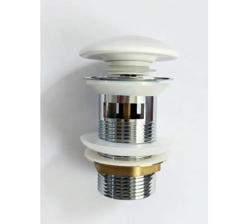 Донный клапан с переливом Amore di Mare T201MW (матовый белый)