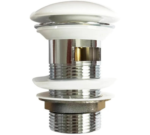 Донный клапан с переливом Amore di Mare T201W (глянцевый белый)