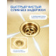 Кухонная мойка Amore di Mare Alveo Gold AL5444G-1 с сифоном и дозатором   540х440х220  золото