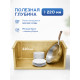 Кухонная мойка Amore di Mare Alveo Gold AL5444G-1 с сифоном и дозатором   540х440х220  золото