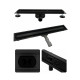  Душевой трап Amore di Mare Verso Black SD-40B 	400мм*70мм  черный