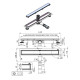  Душевой трап Amore di Mare Verso Black SD-40B 	400мм*70мм  черный