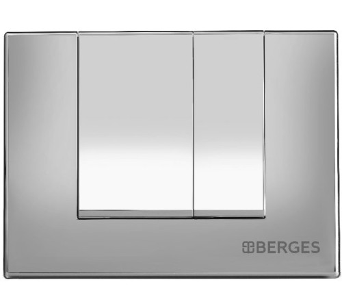 Инсталляция Berges Novum c кнопкой S3 хром глянец