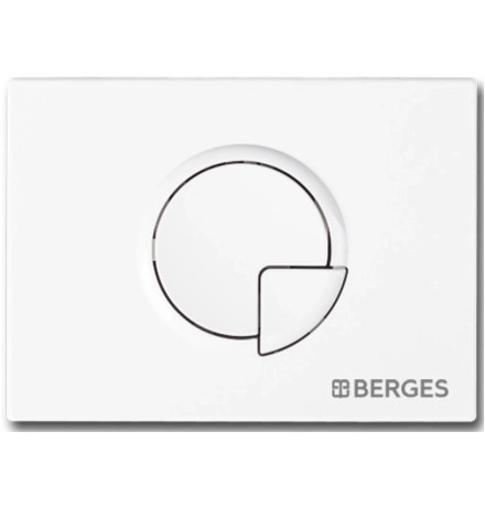 Кнопка для инсталляции Berges Novum R4 (040024) белая матовая
