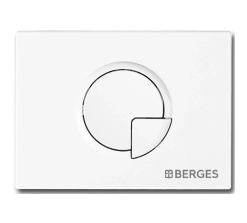 Кнопка для инсталляции Berges Novum R4 (040024) белая матовая